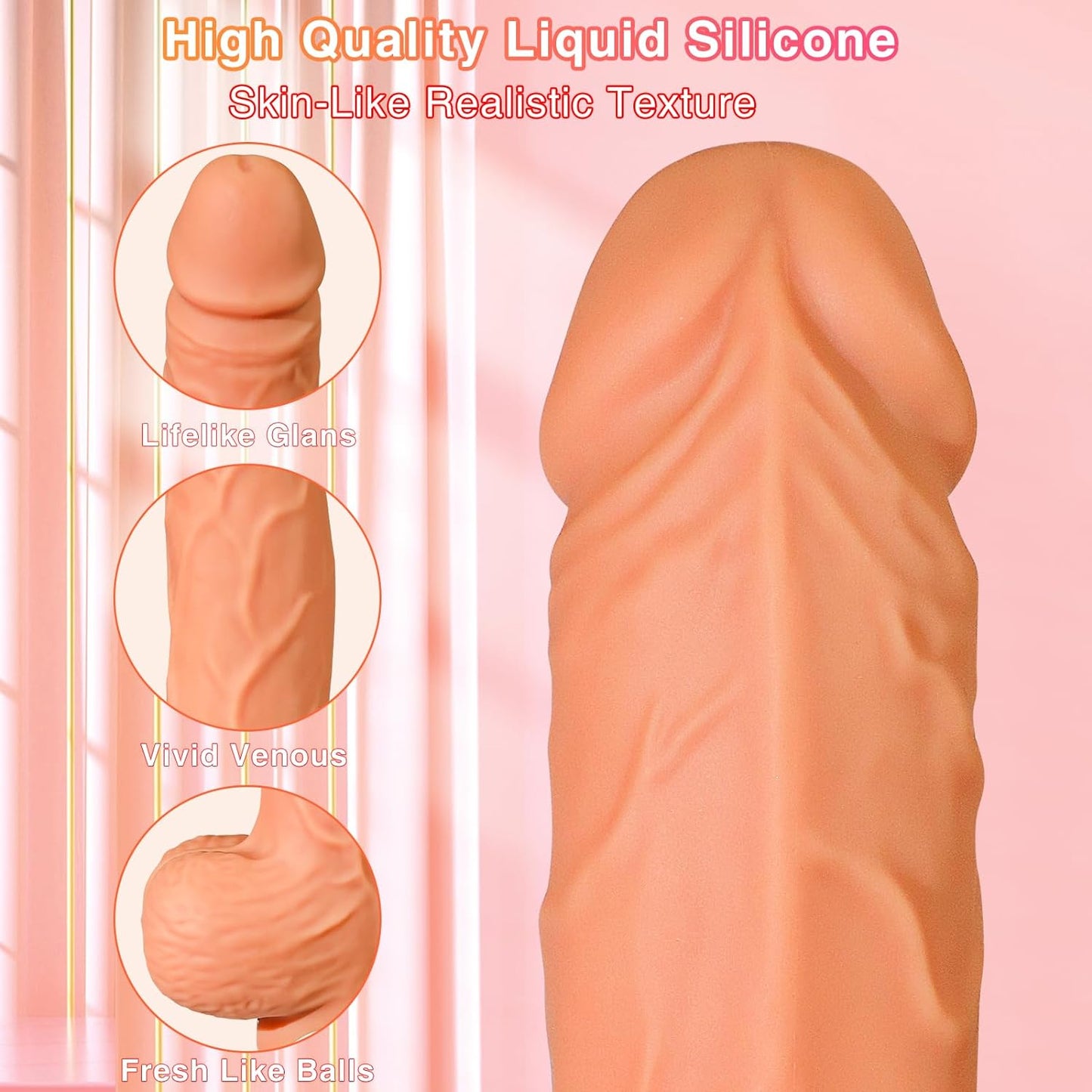 10 - Mode Thrusting Dildo with Remote - Vixen