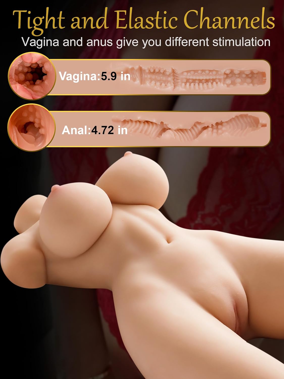 17.94lbs Sex Doll Masturbator - Vixen