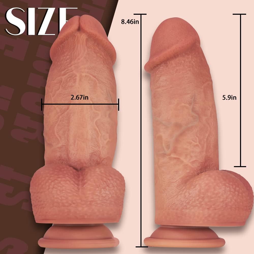 2.67'' Diameter Thick Dildo - Vixen