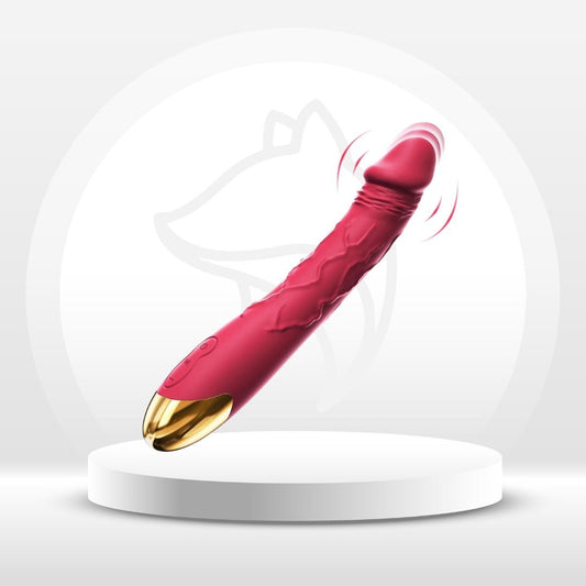 7.6 Inch Realistic Dildo Vibrator - Vixen