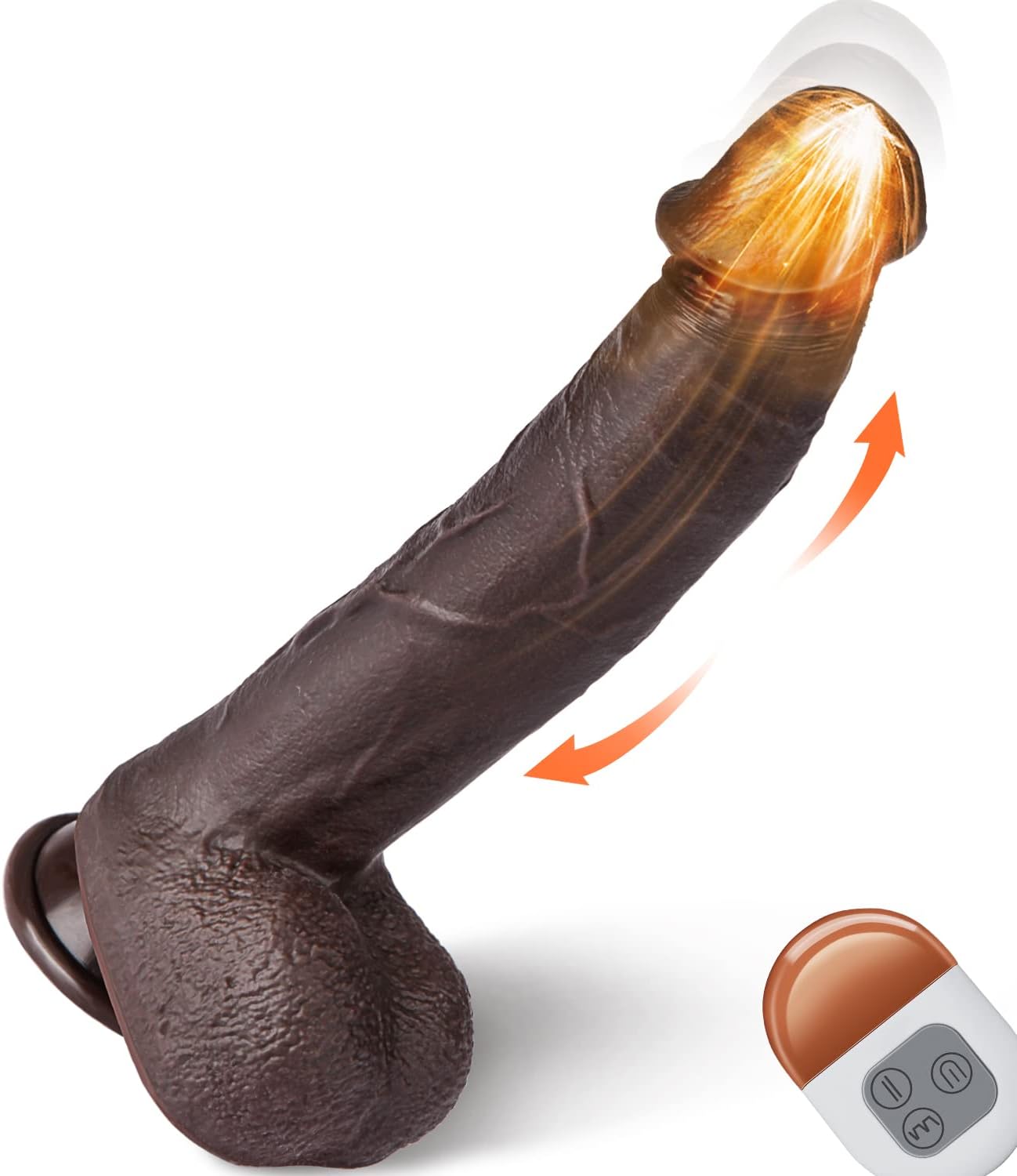 9.8" Thrusting Dildo - Vixen