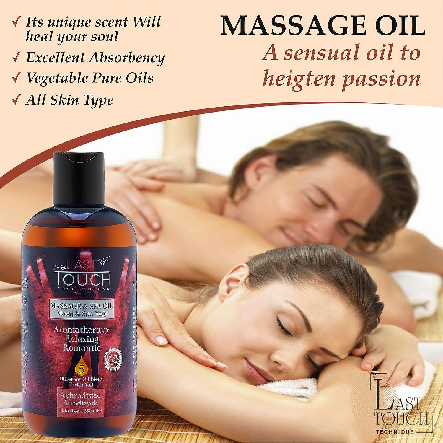 Aphrodisiac Sensual Massage Oil - Vixen