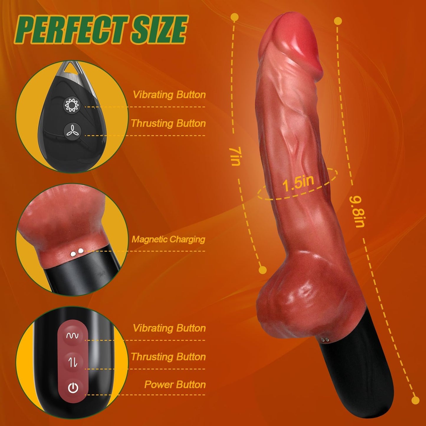 Auto Thrusting Dildo Vibrator Machine - Vixen