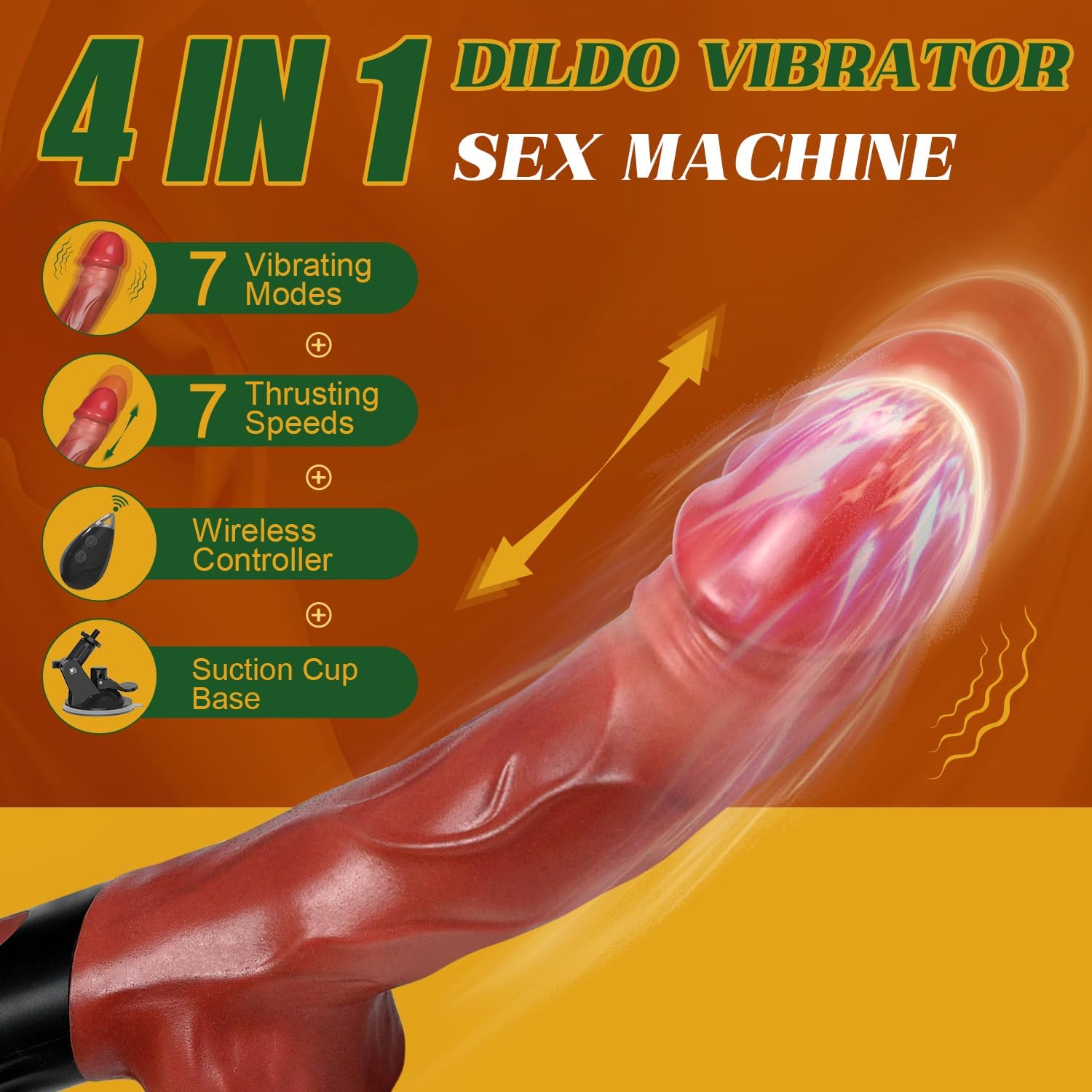 Auto Thrusting Dildo Vibrator Machine - Vixen