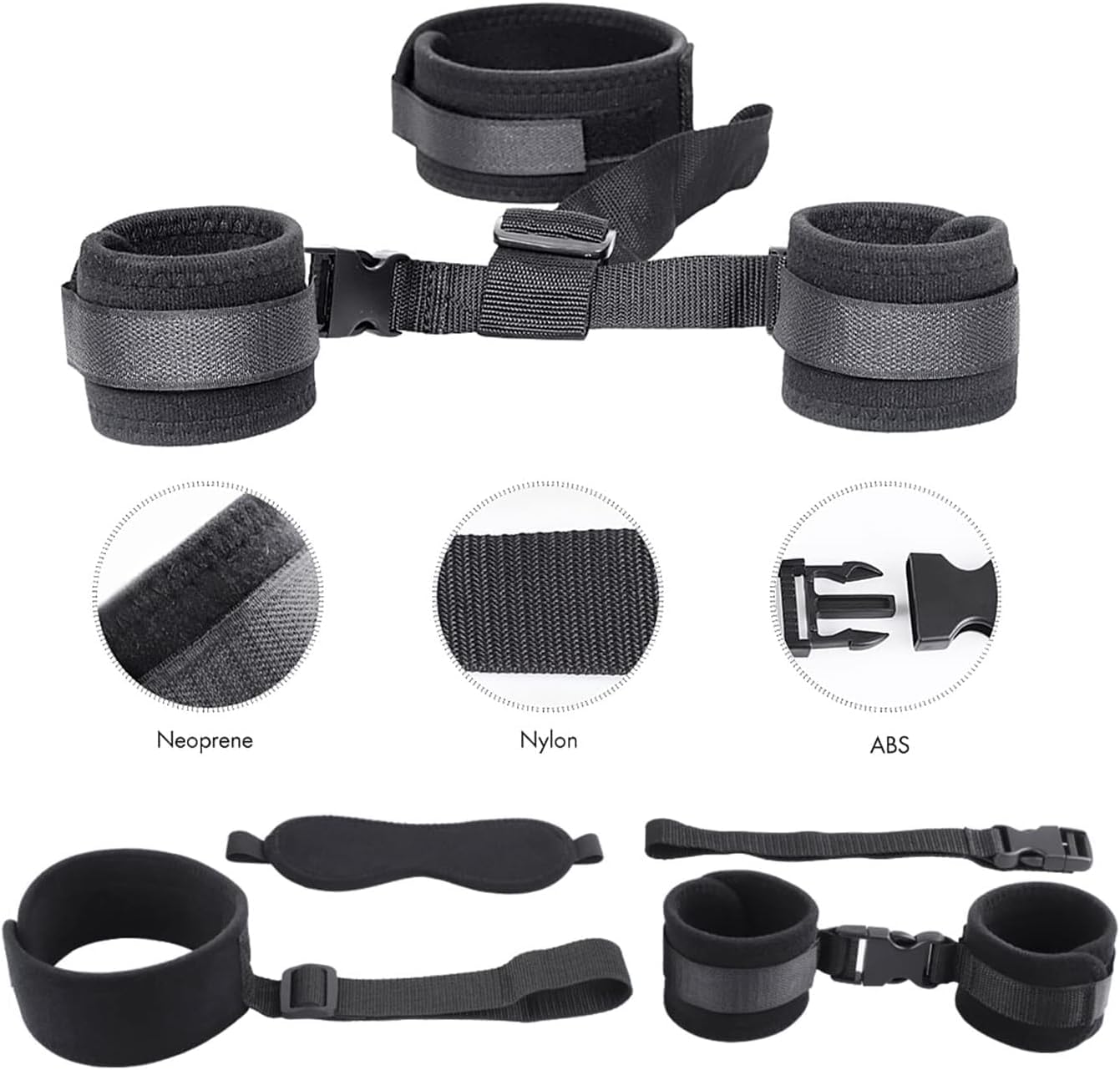 BDSM Neck to Wrist Restraints Set - Vixen