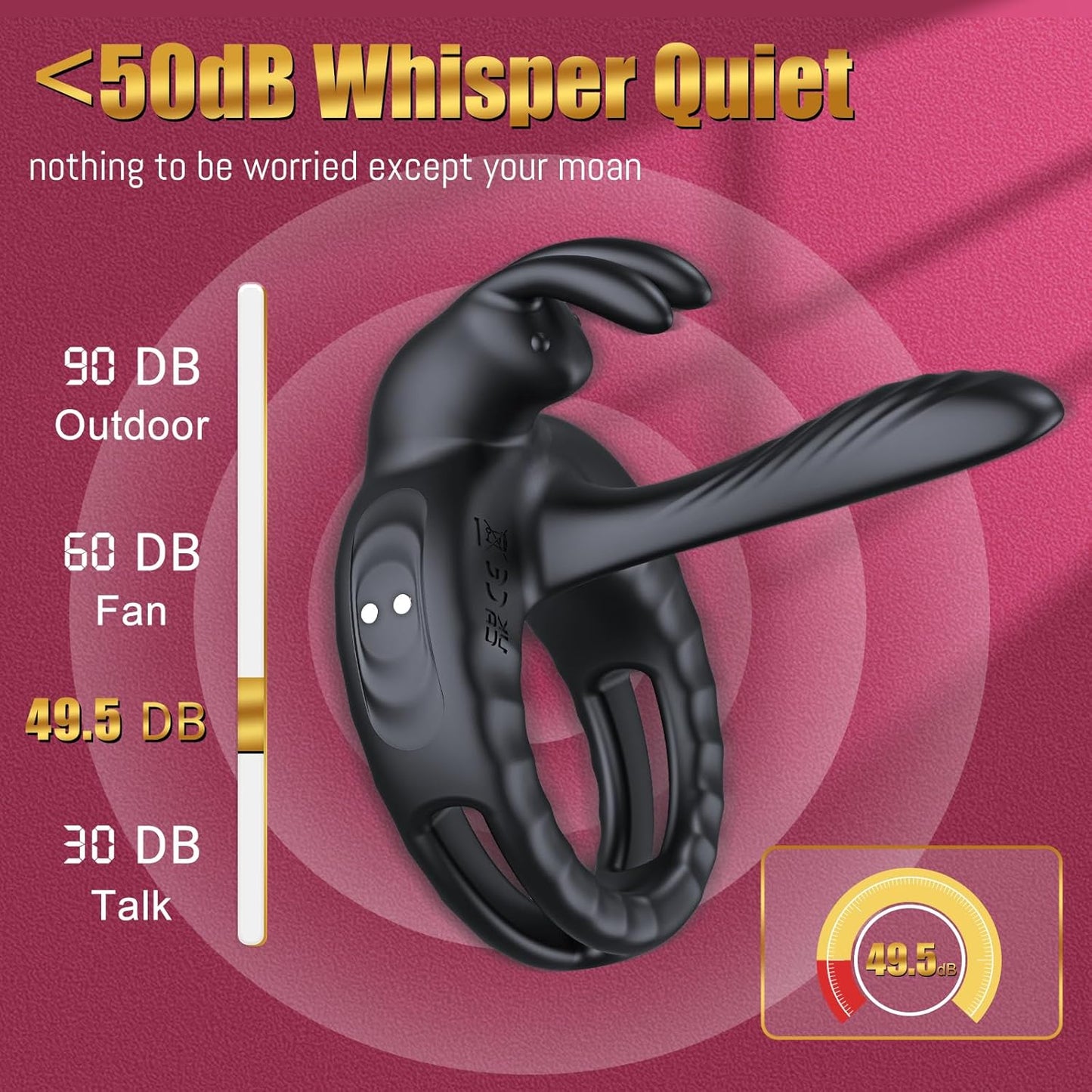 Clit Stimulation Cock Ring - Vixen