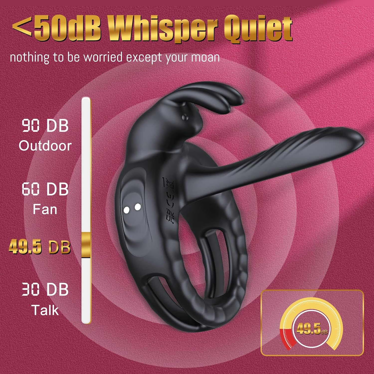 Clit Stimulation Cock Ring - Vixen