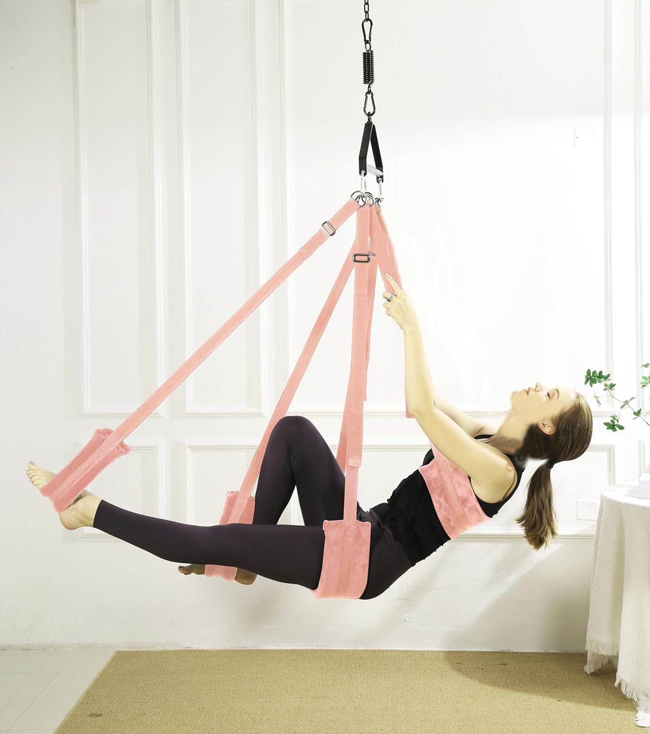 Comfortable Pink 360 Sex Swing - Vixen