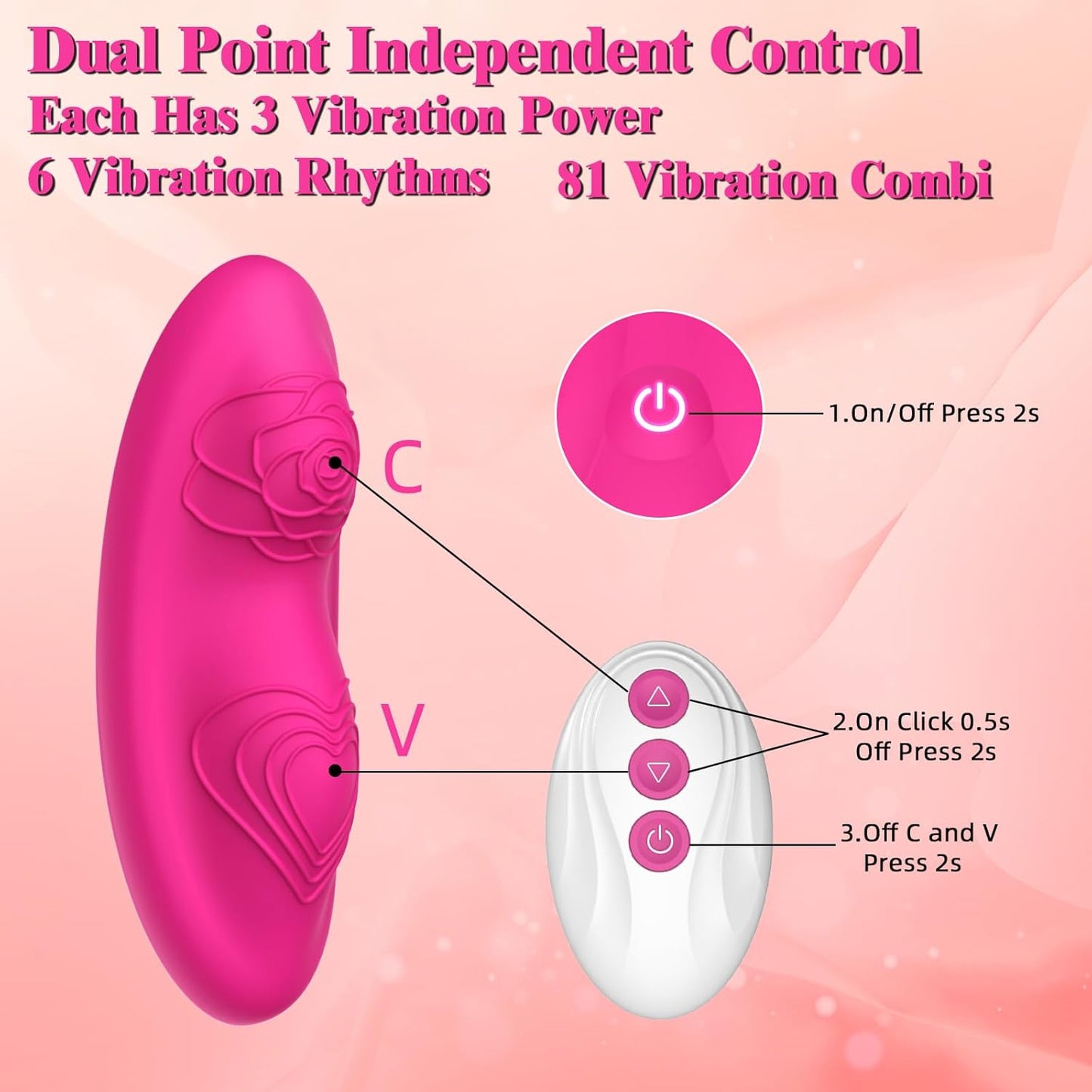 Dual Modes Butterfly Vibrator - Vixen