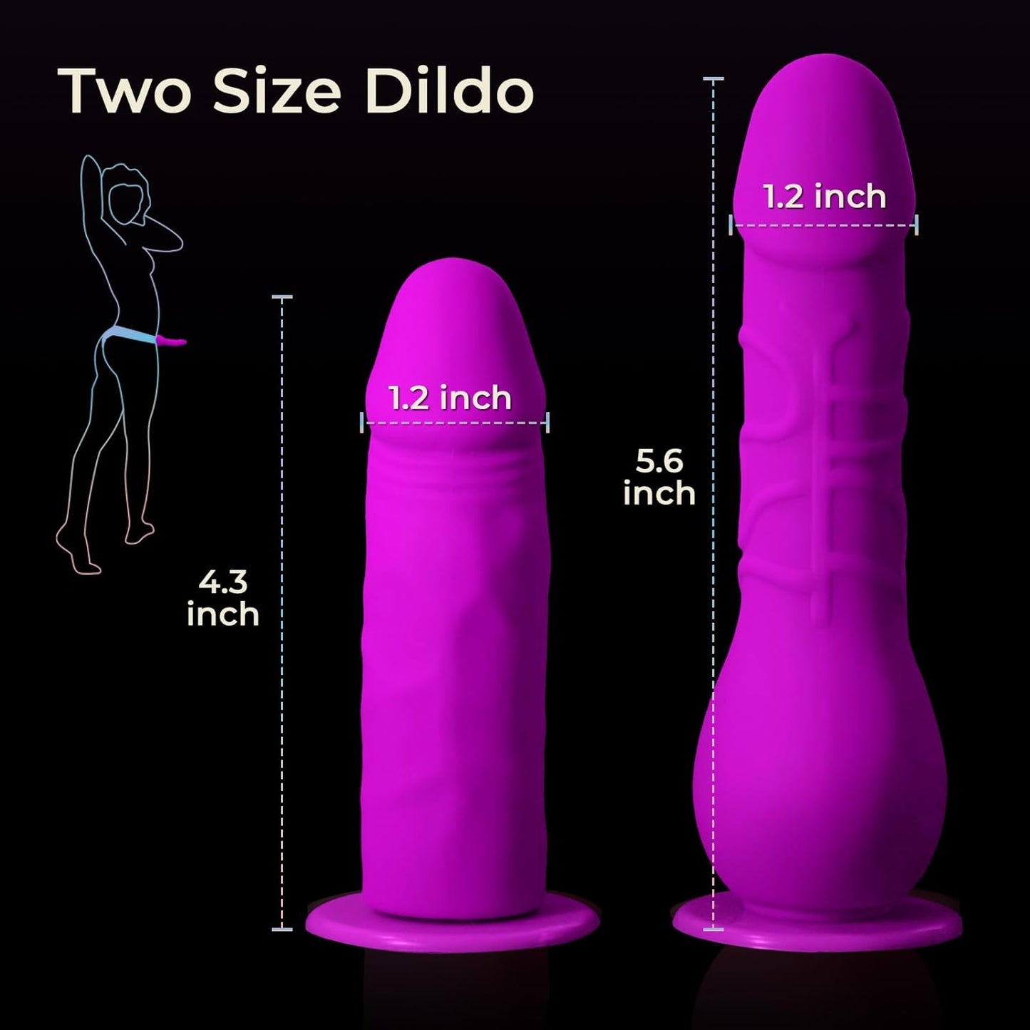 Dual Penetration Strap on Dildo - Vixen