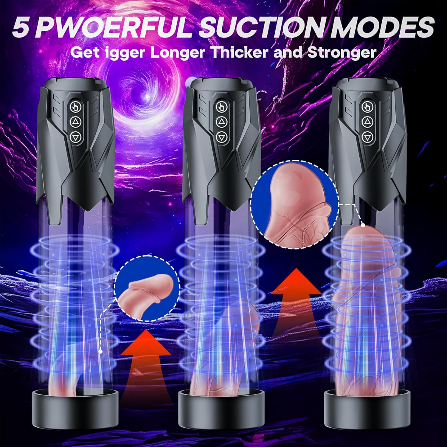 Electric Penis Growth Pump - Vixen