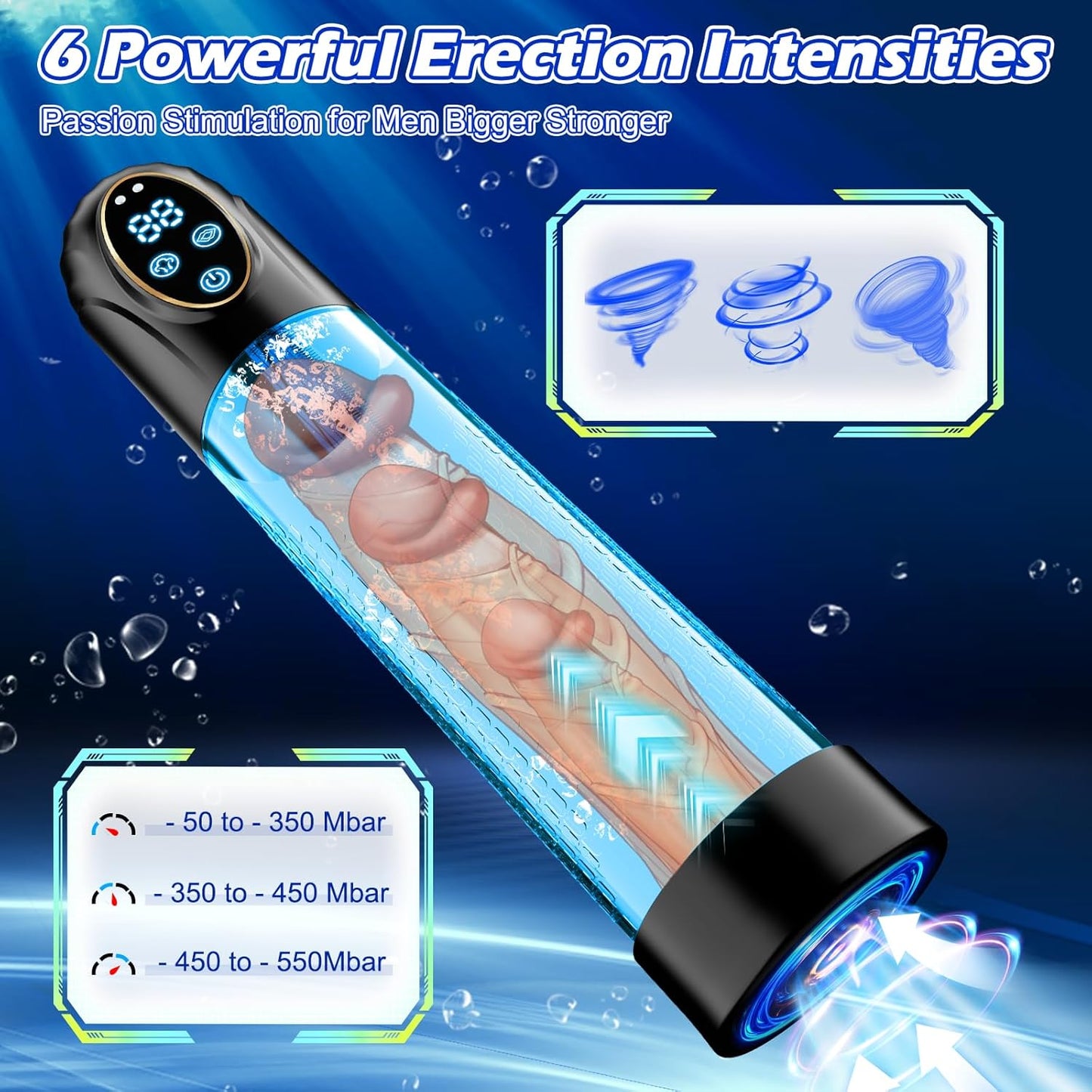 Electric Training Penis Pump Extender - Vixen