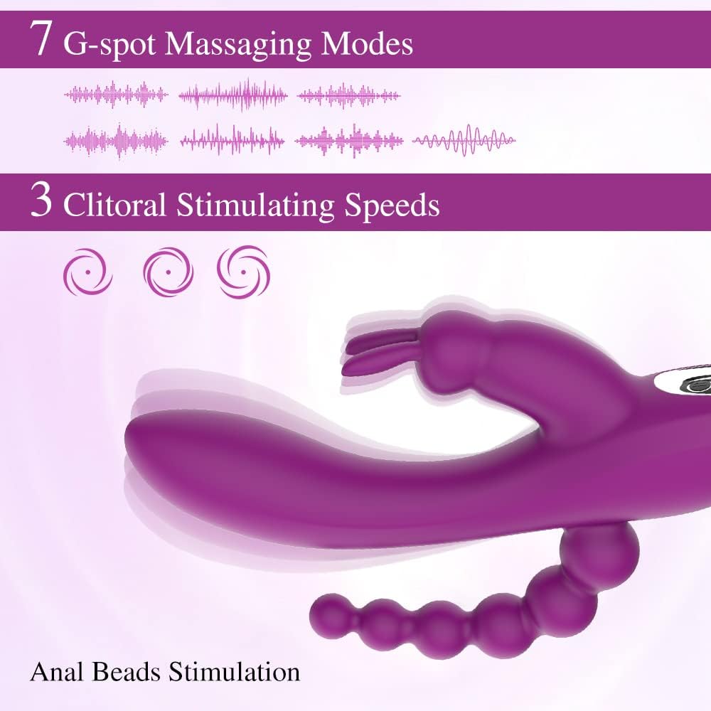 G - Spot Rabbit Anal Dildo Vibrator - Vixen