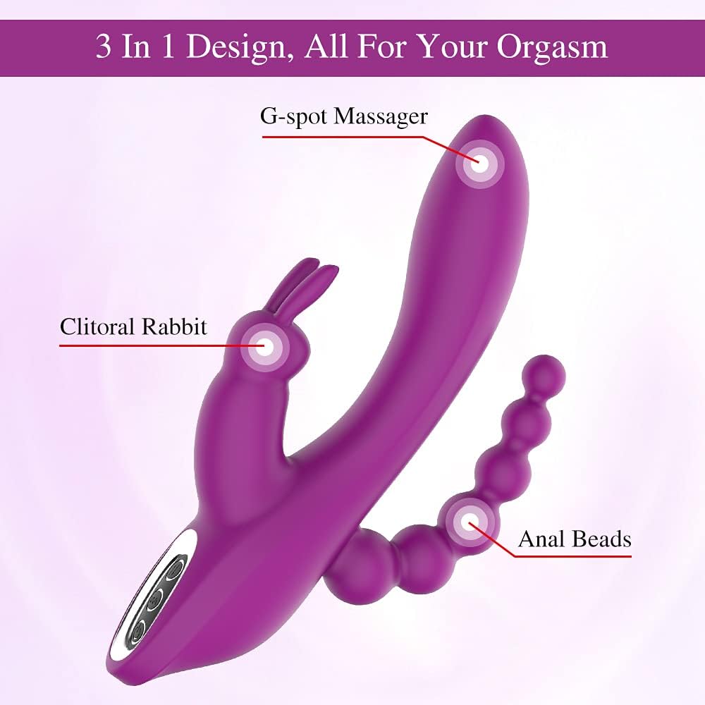 G - Spot Rabbit Anal Dildo Vibrator - Vixen