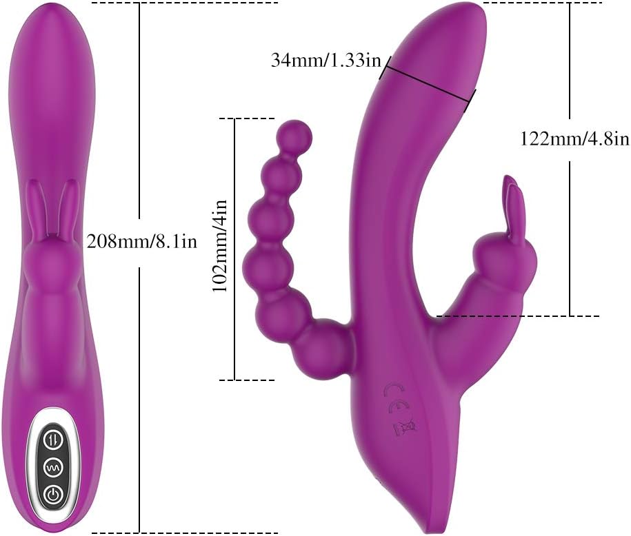 G - Spot Rabbit Anal Dildo Vibrator - Vixen