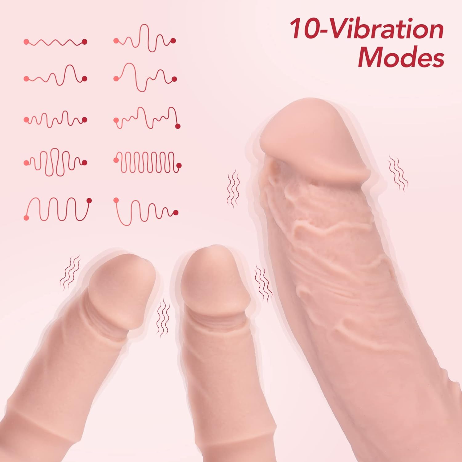 Harness Strap - On Vibration Dildos - Vixen