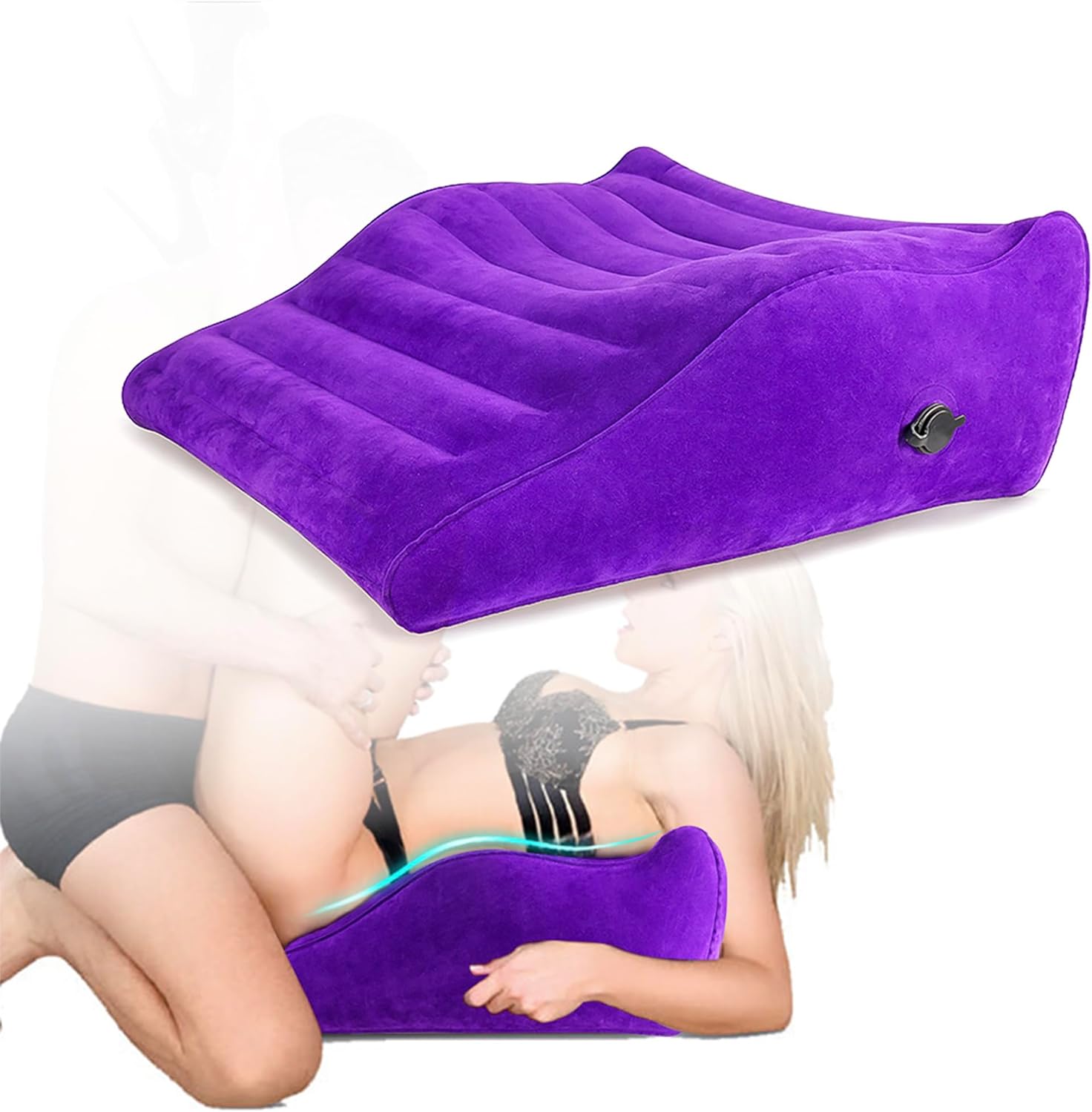 Inflatable Curved Sex Pillow - Vixen