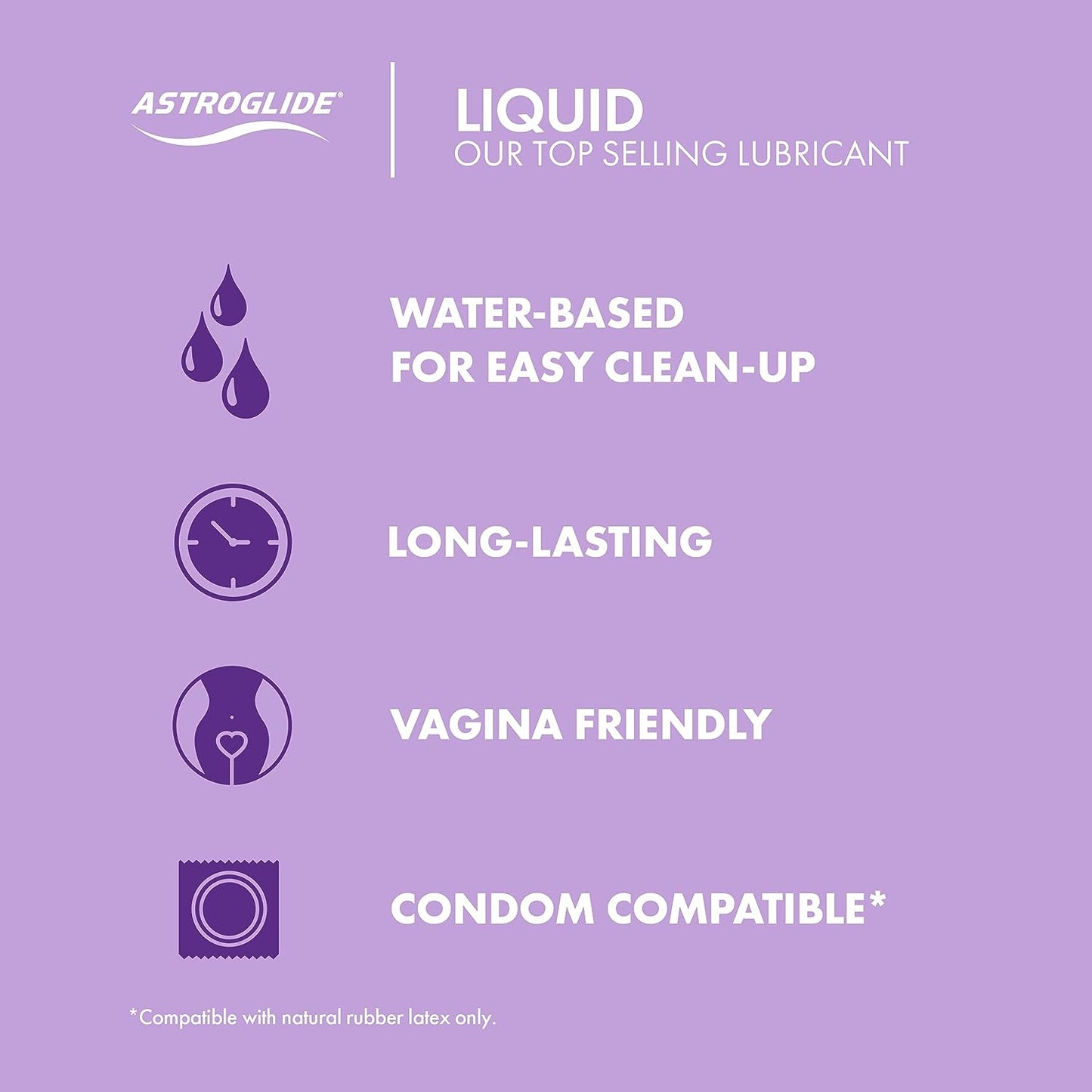 Liquid, Water Based Personal Lubricant, 2.5 Oz., (Pack of 3) - Vixen