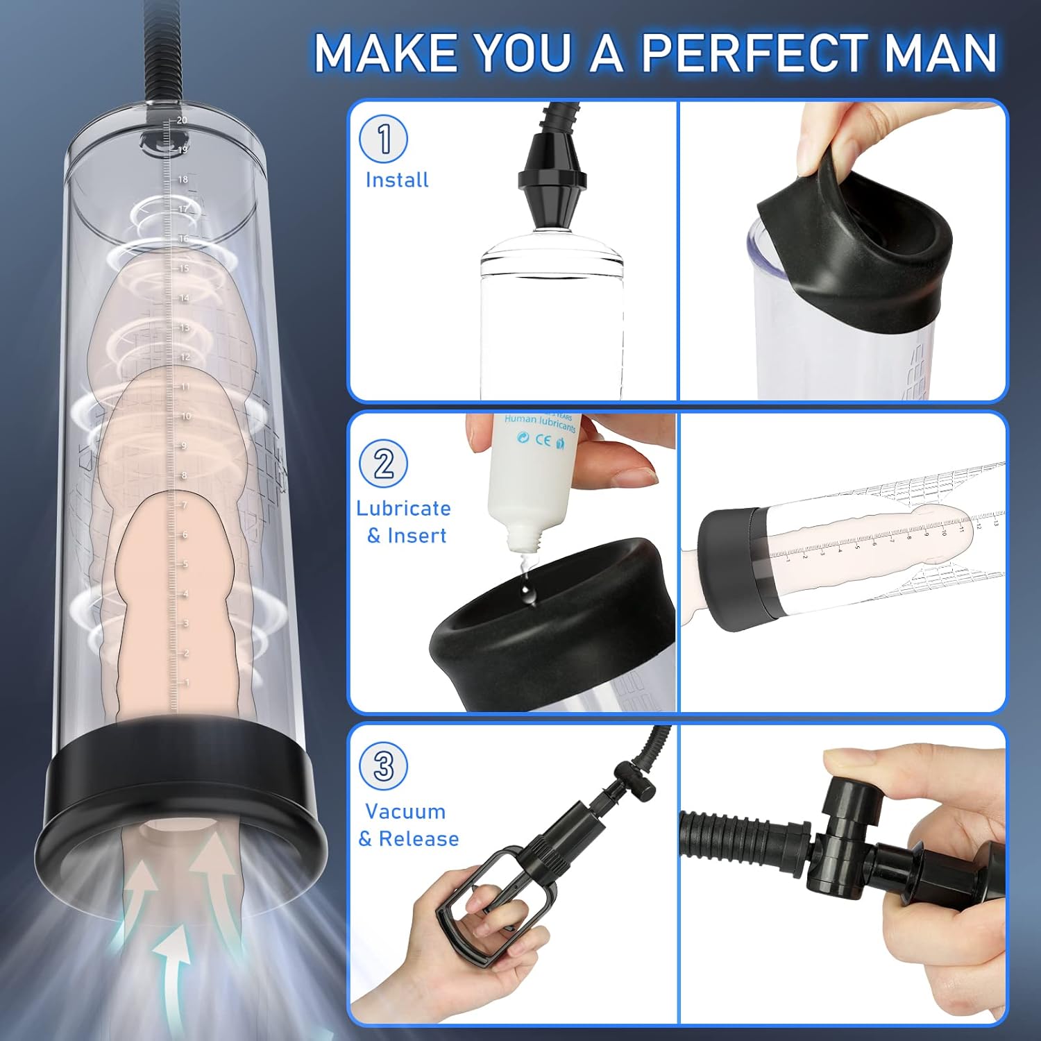 Manual Penis Pump Vacuum - Vixen