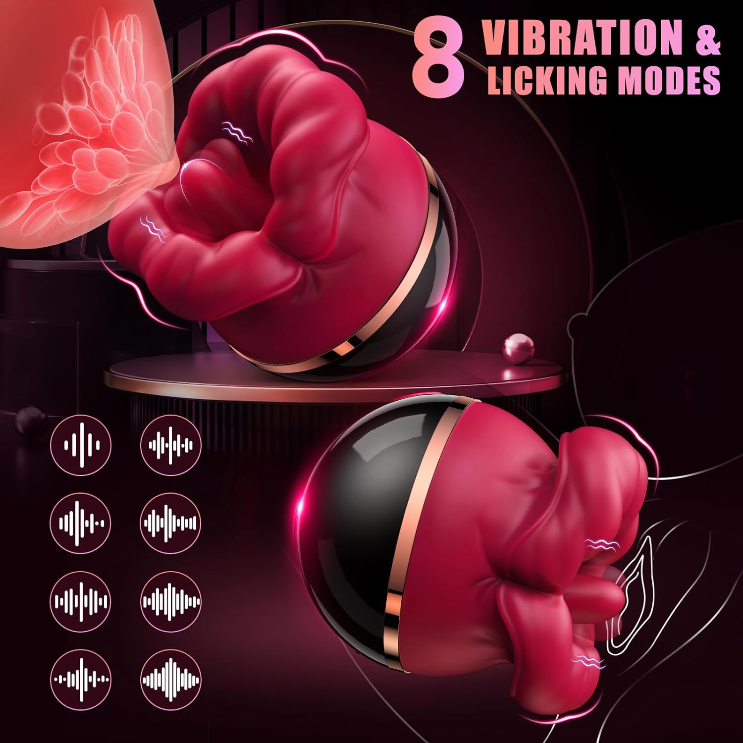 Multi Lick Mode Clit Stimulator - Vixen