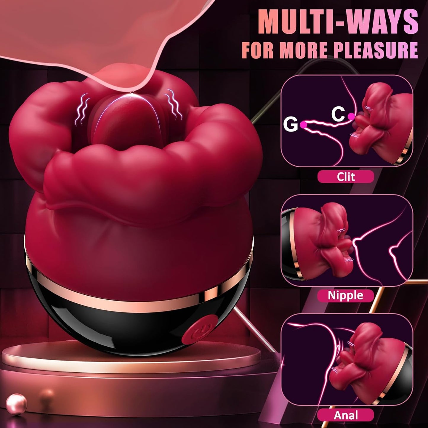 Multi Lick Mode Clit Stimulator - Vixen