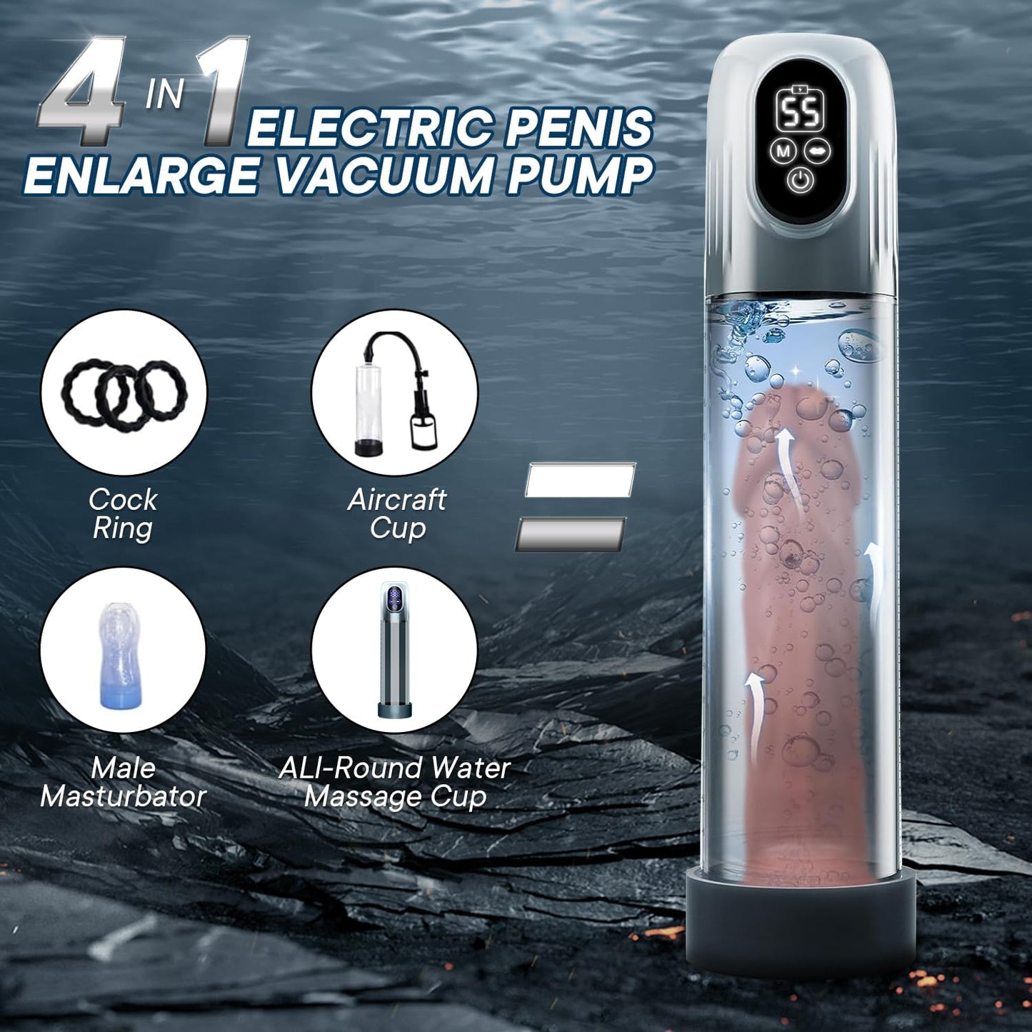 Multi Suction Modes Penis Pump - Vixen