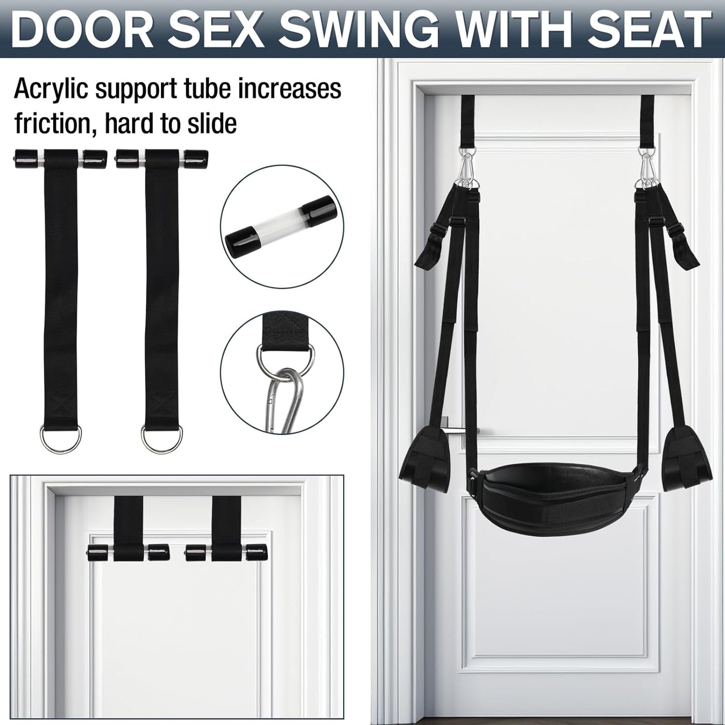 Plush Cushion BDSM Sex Swing - Vixen