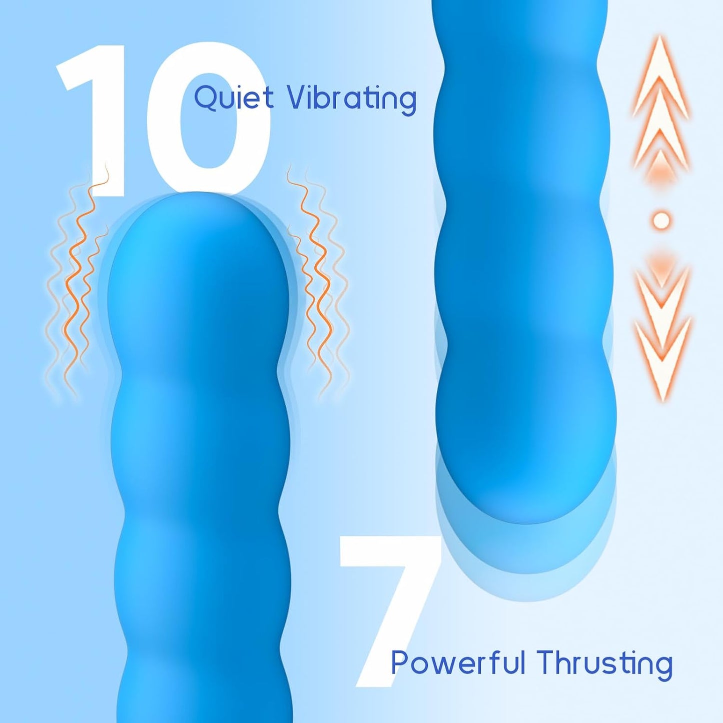 Portable Thrusting Vibrator Dildo - Vixen