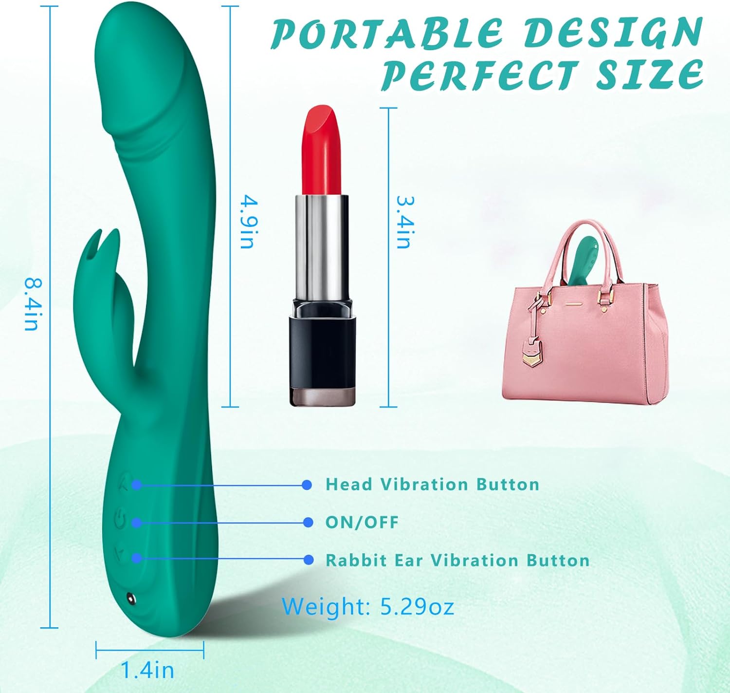 Powerful Couples Dildo Vibrator - Vixen