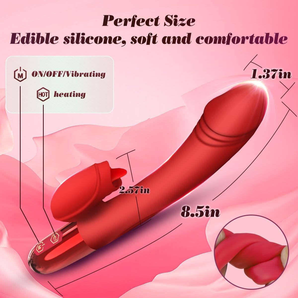 Powerful G Spot Vibration Dildo - Vixen