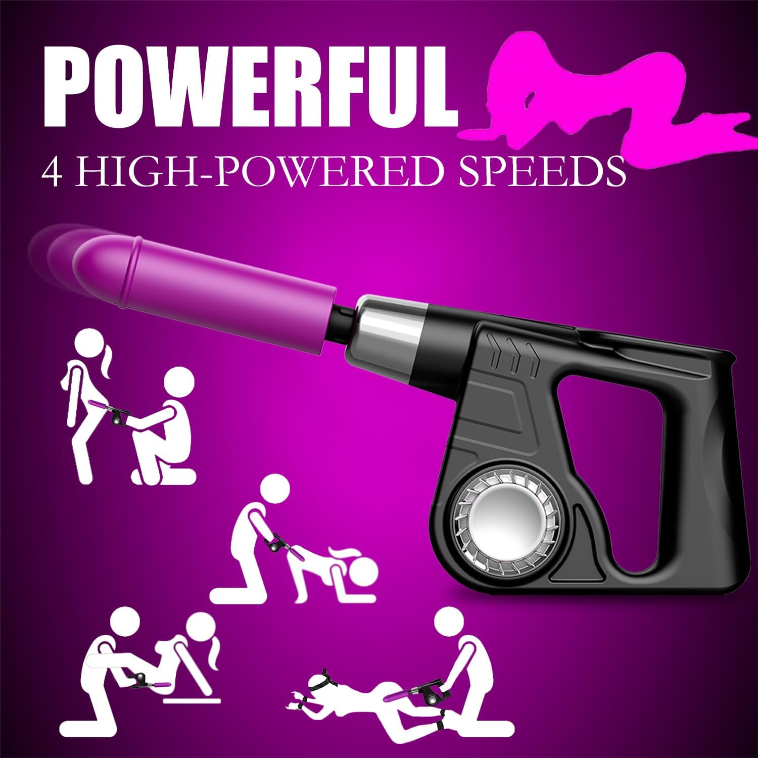 Powerful Vibrator Dildo Sex Machine - Vixen