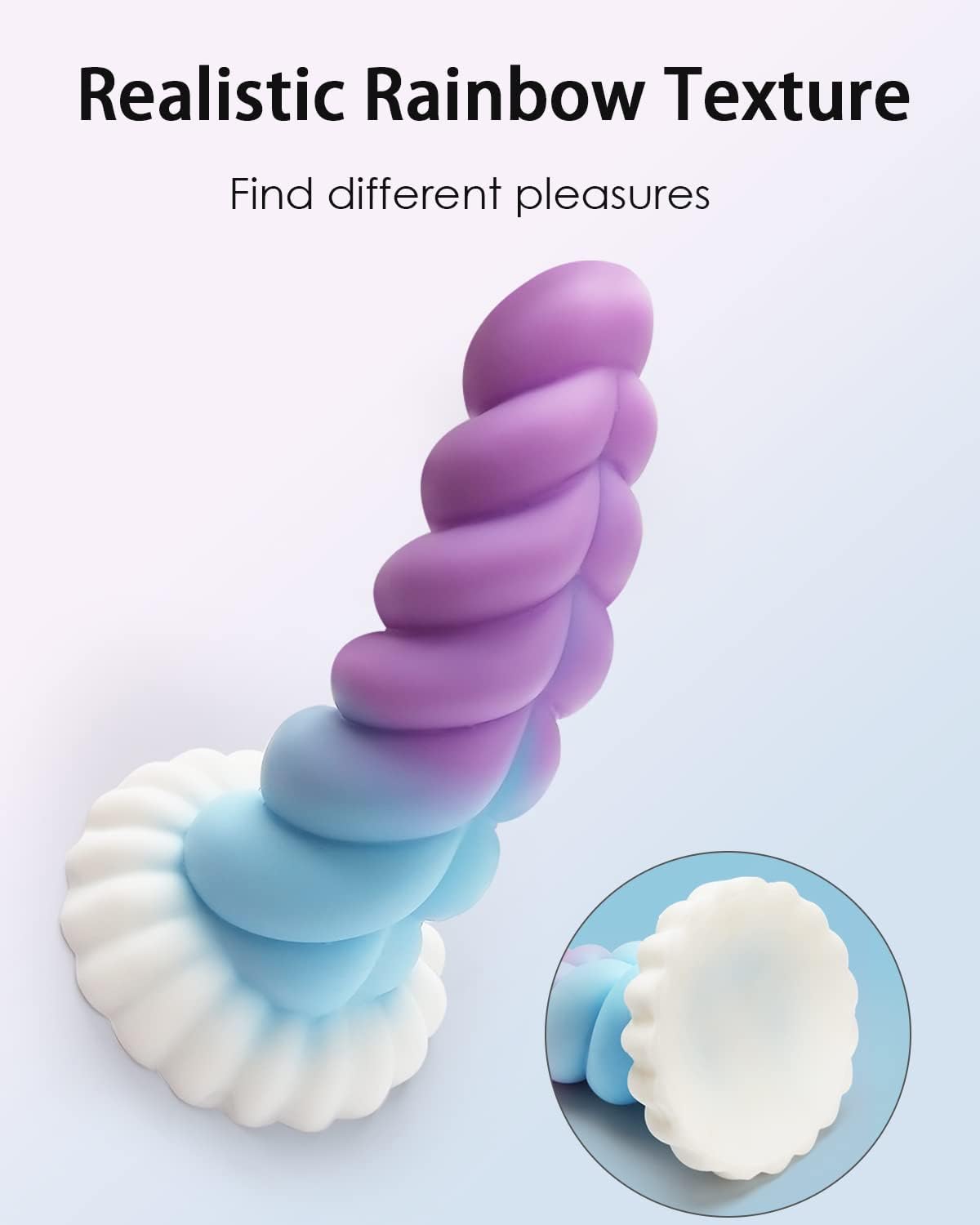 Rainbow Silicone Dildo - Vixen