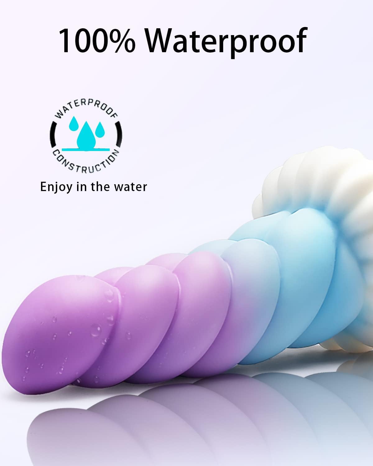 Rainbow Silicone Dildo - Vixen