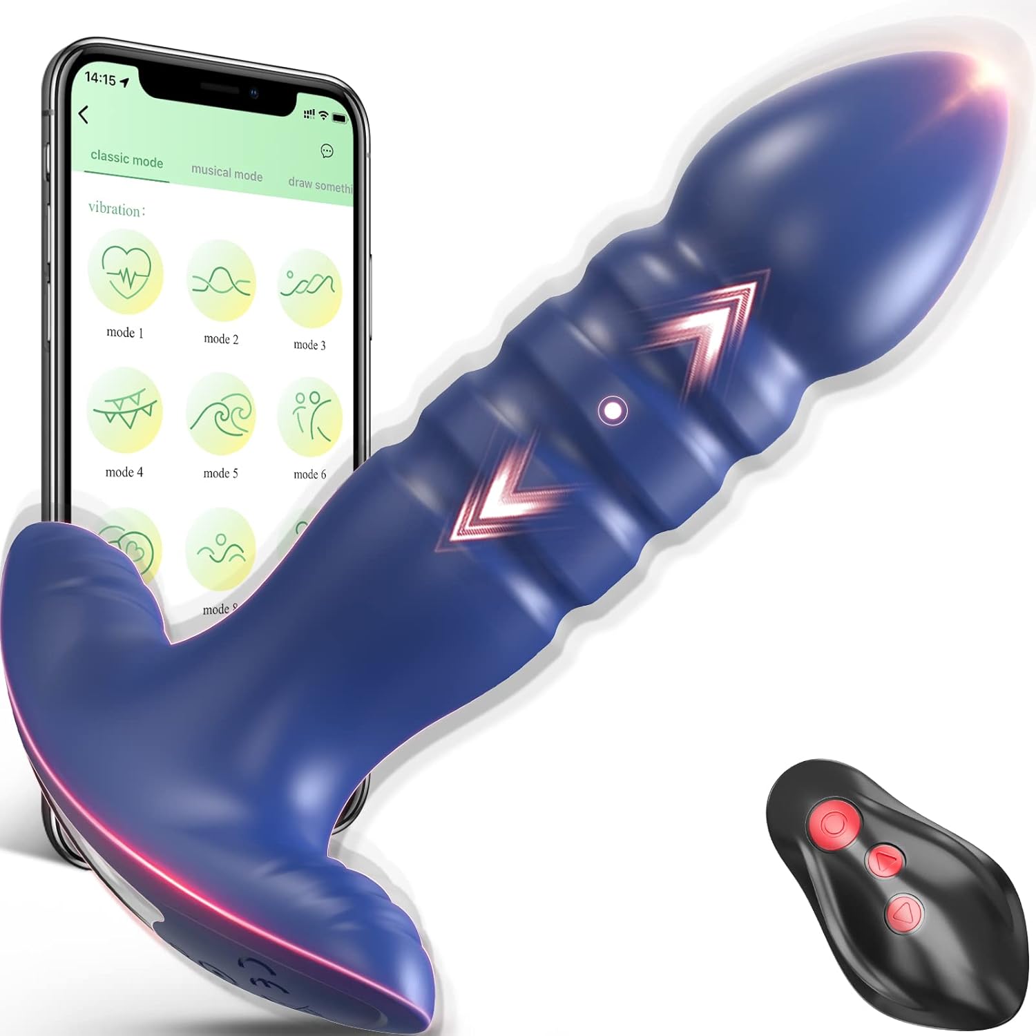 Remote Control Anal Plug Vibrator - Vixen