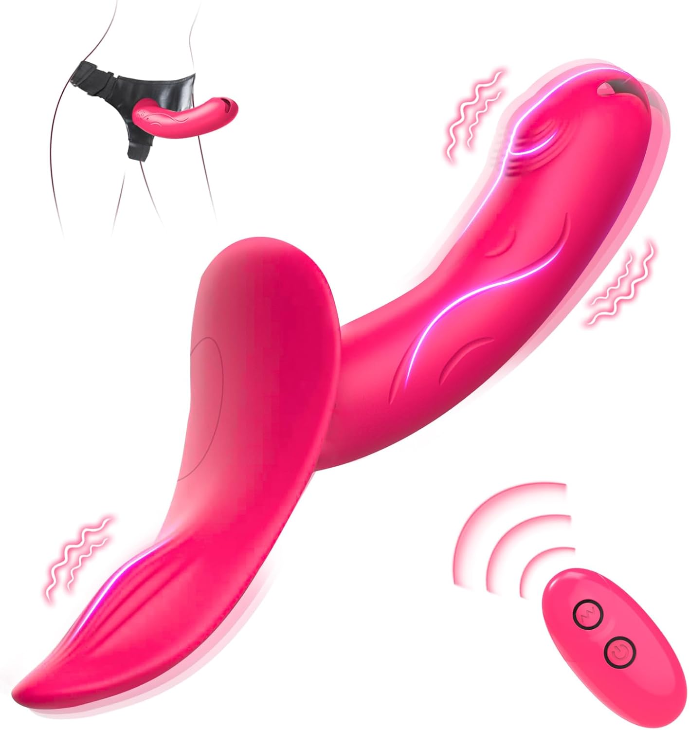 Remote Control Strap - On Dildo - Vixen