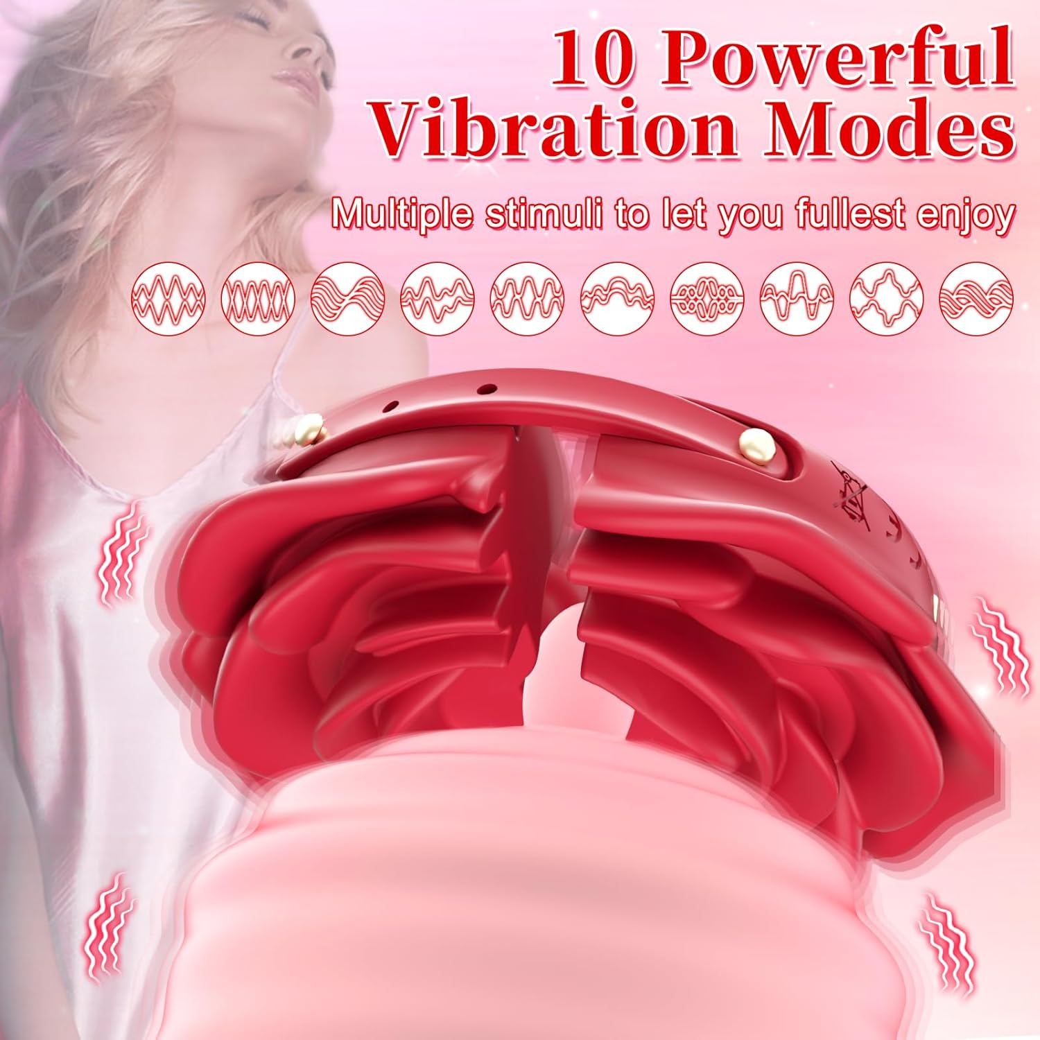 Rose Nipple Vibrator - Vixen