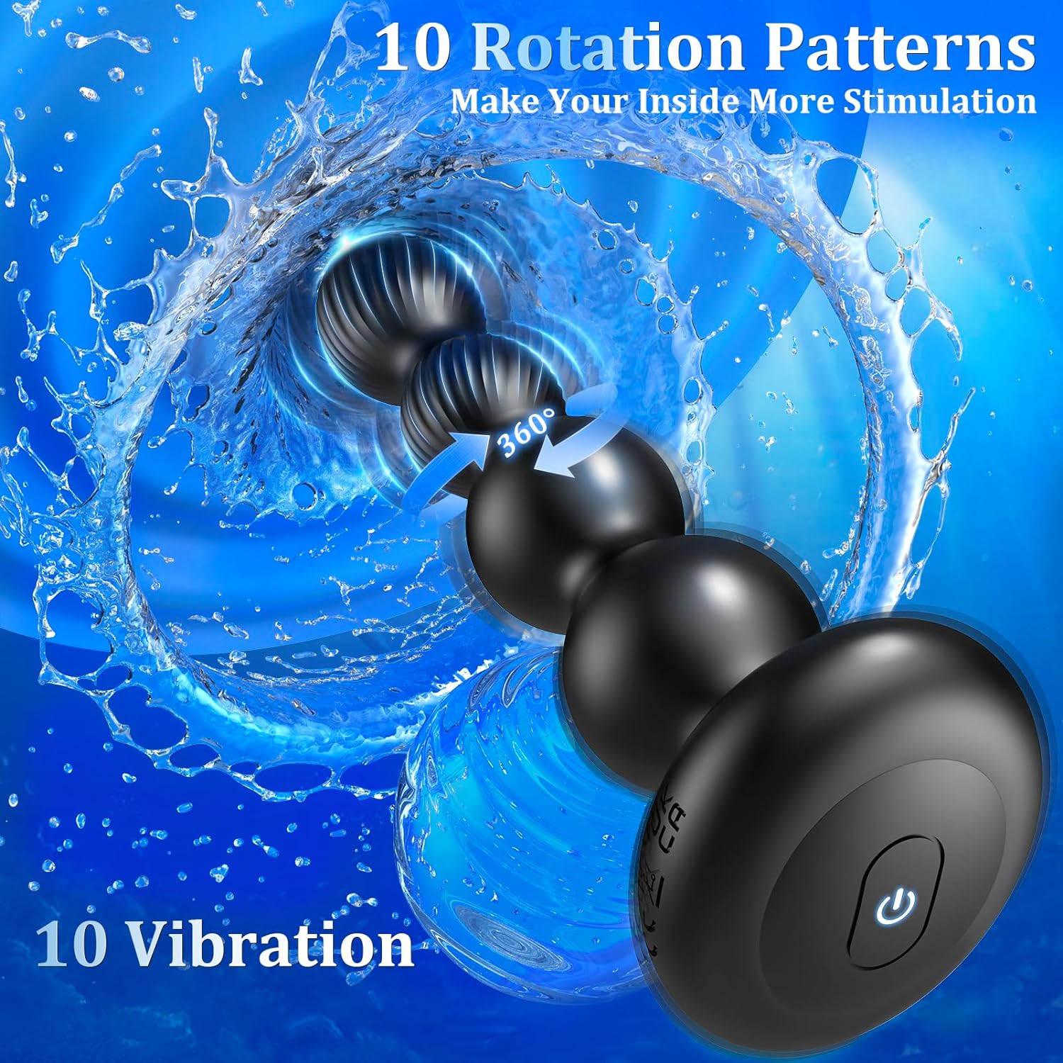 Rotating Remote Control Anal Plug - Vixen