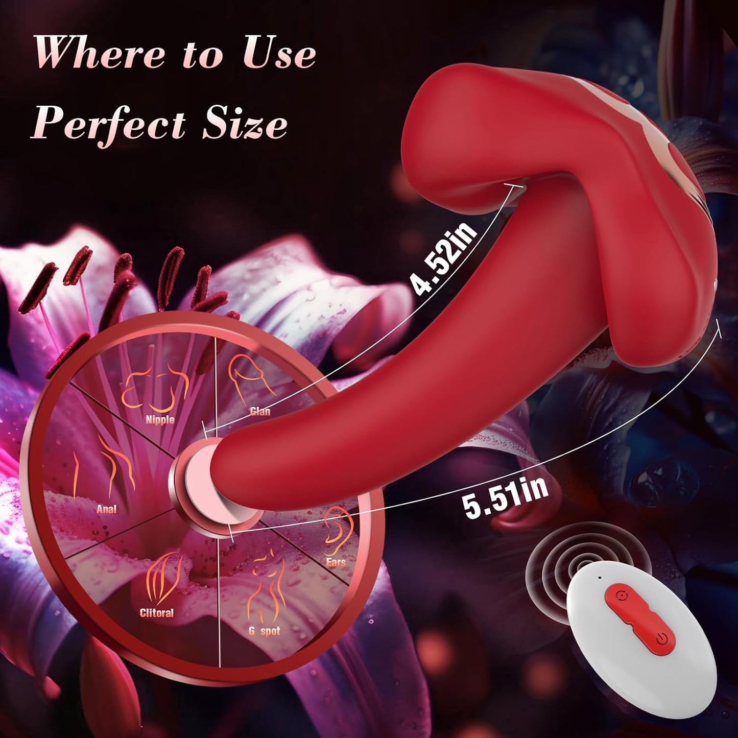 Rotating Tongue Vibrator - Vixen