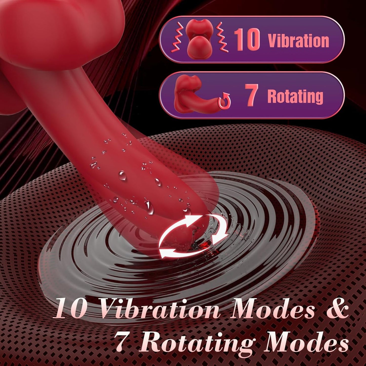 Rotating Tongue Vibrator - Vixen