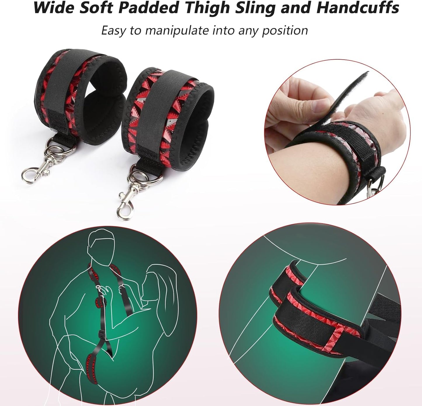 Sex Position Pillow Bondage Strap Kit - Vixen