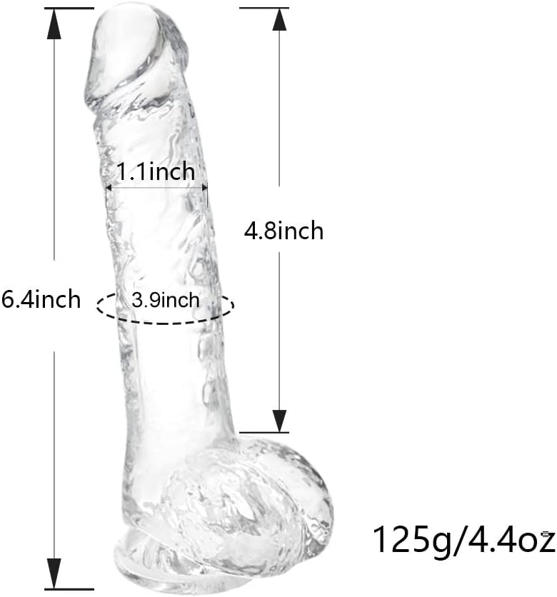 Small Clear Dildo For Beginners - Vixen