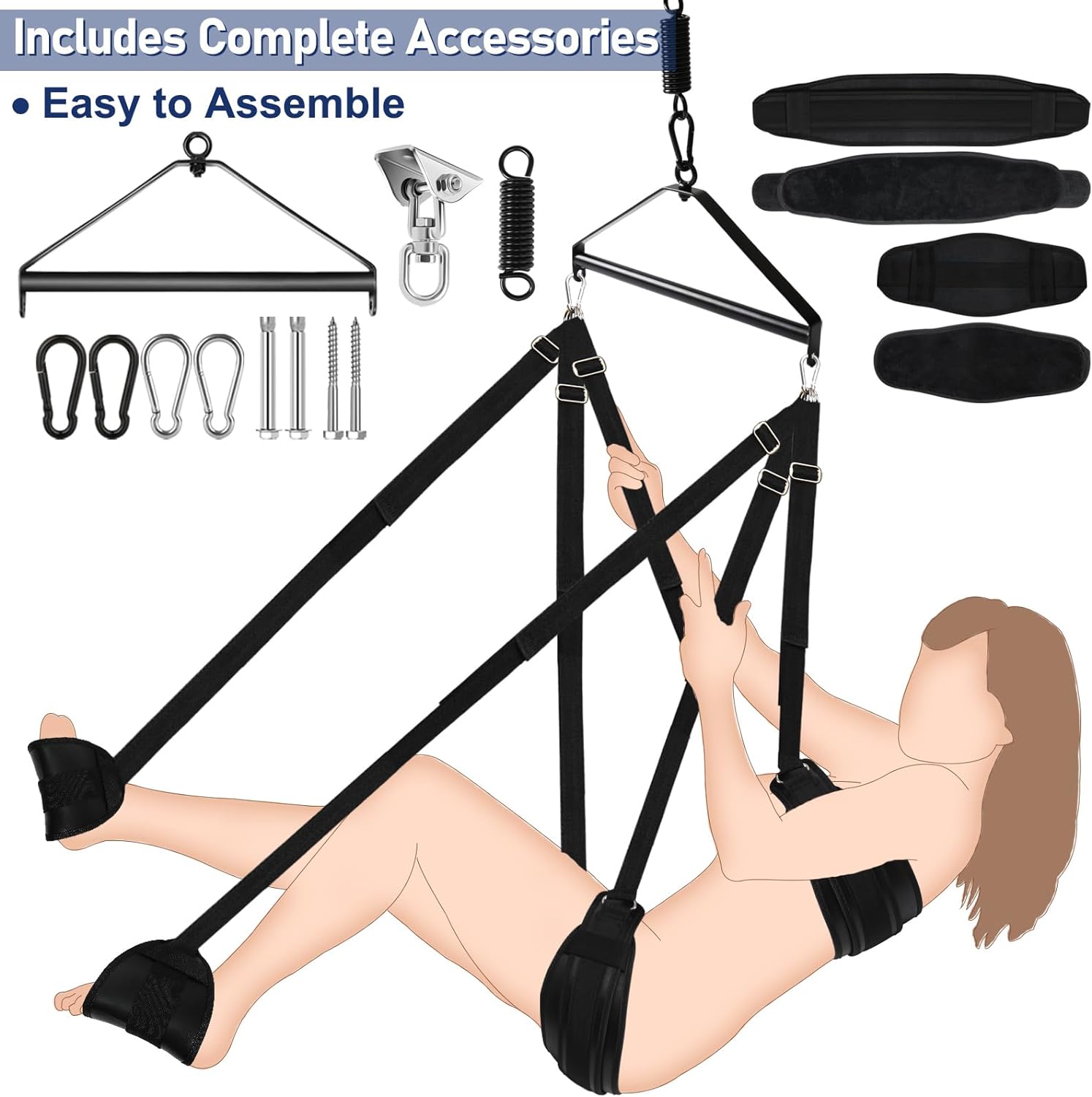 Spin & Adjust Sex Swing - Vixen