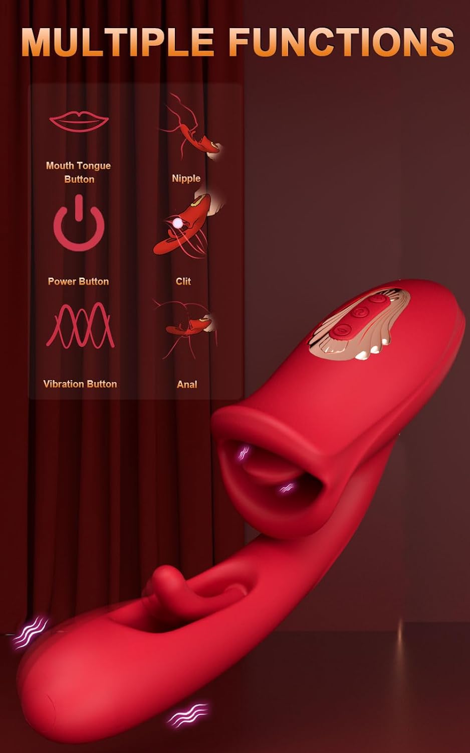 Suck & Lick G - Spot Vibrator - Vixen