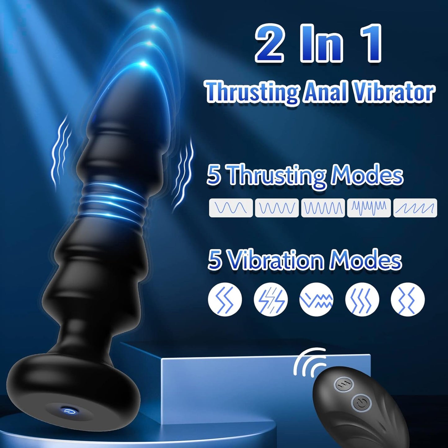 Thrusting Anal Vibrator - Vixen