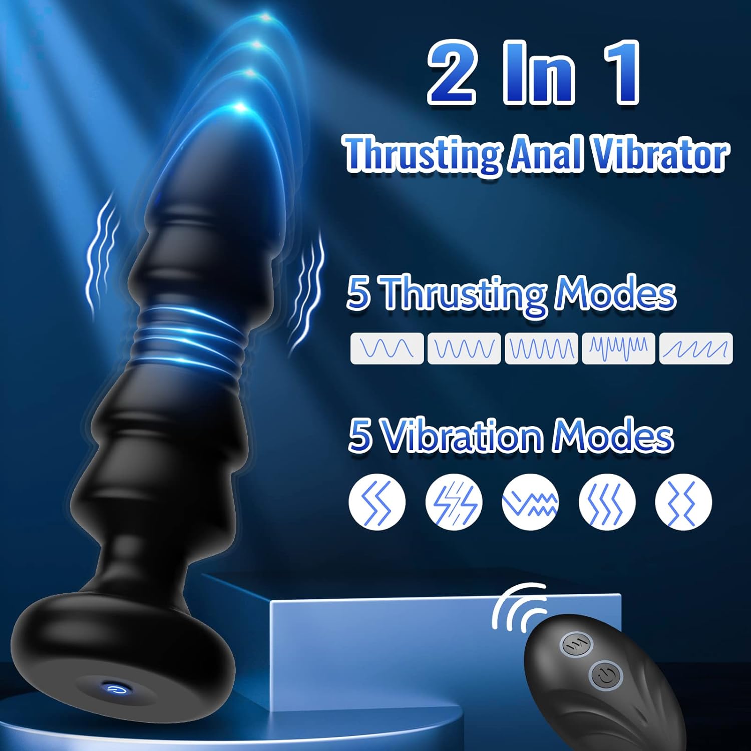 Thrusting Anal Vibrator - Vixen