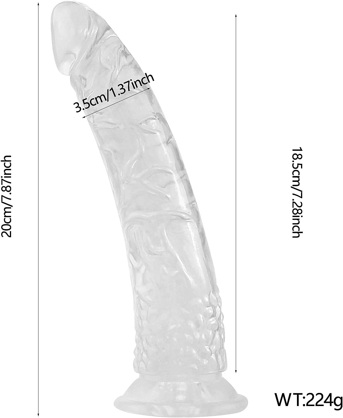 Transparent Dildo Strap On - Vixen