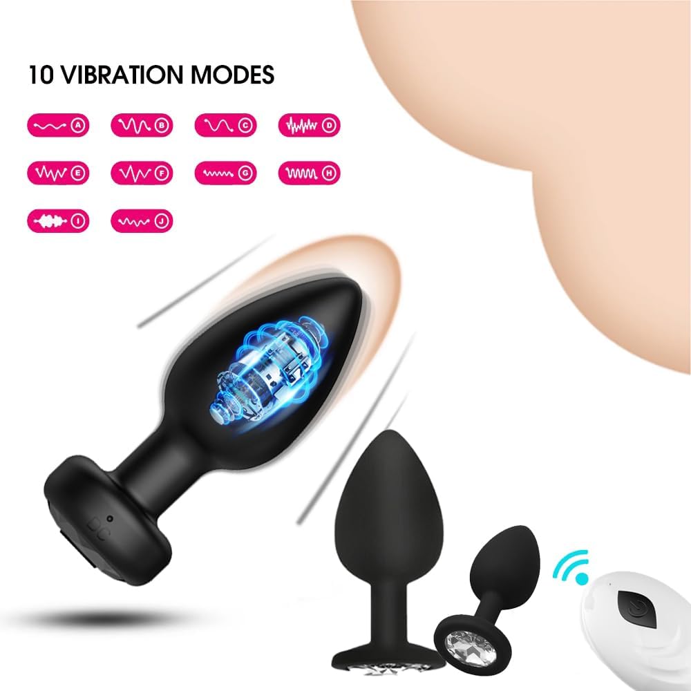 Vibrating Anal Plug Training Kit - Vixen