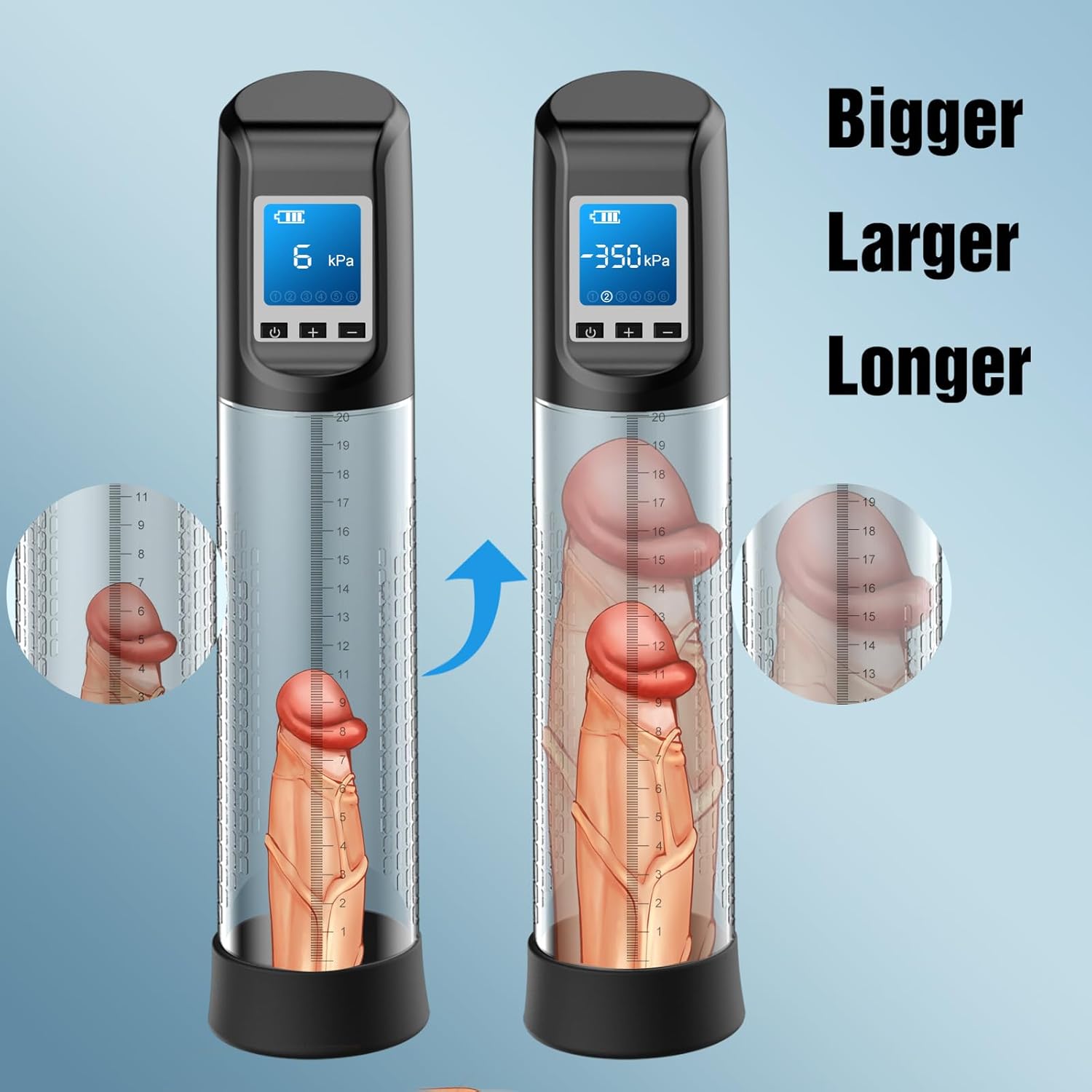 Vibrating Penis Extender Pump - Vixen