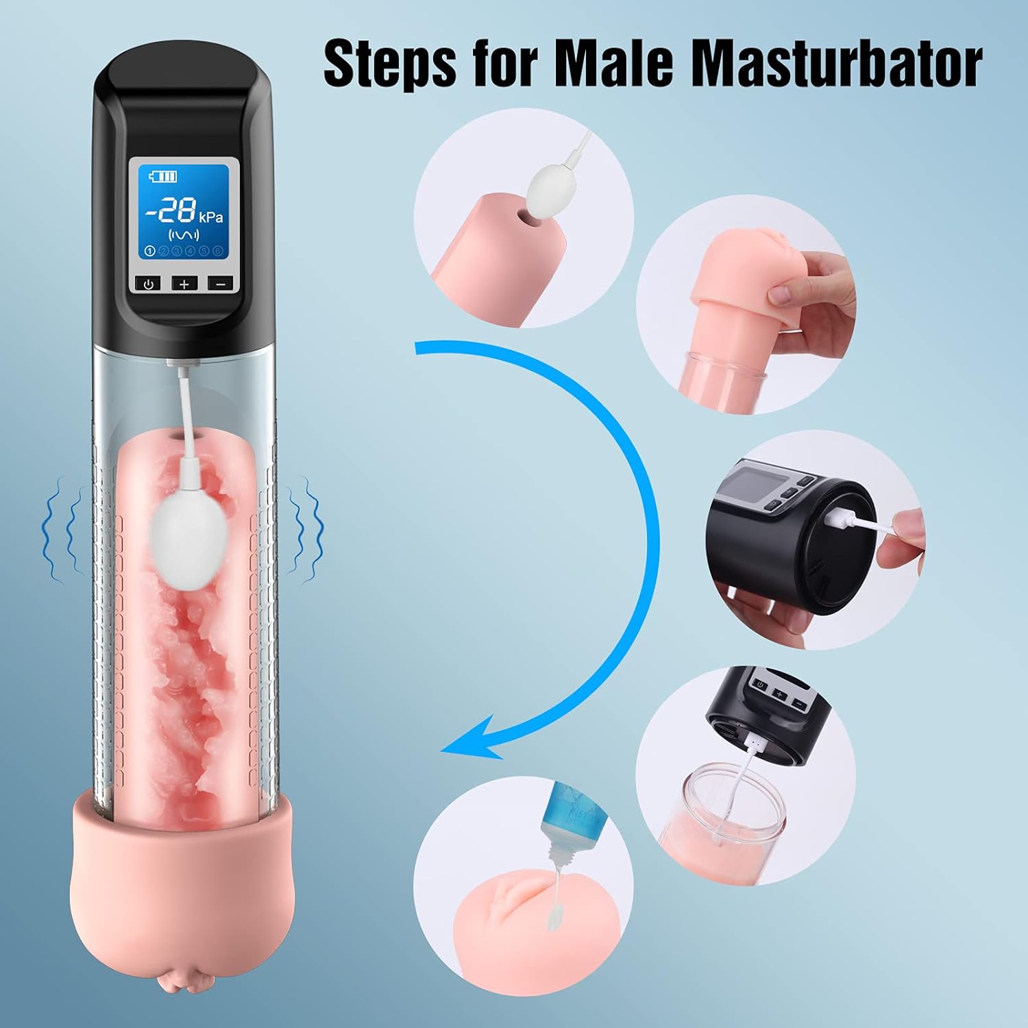 Vibrating Penis Extender Pump - Vixen