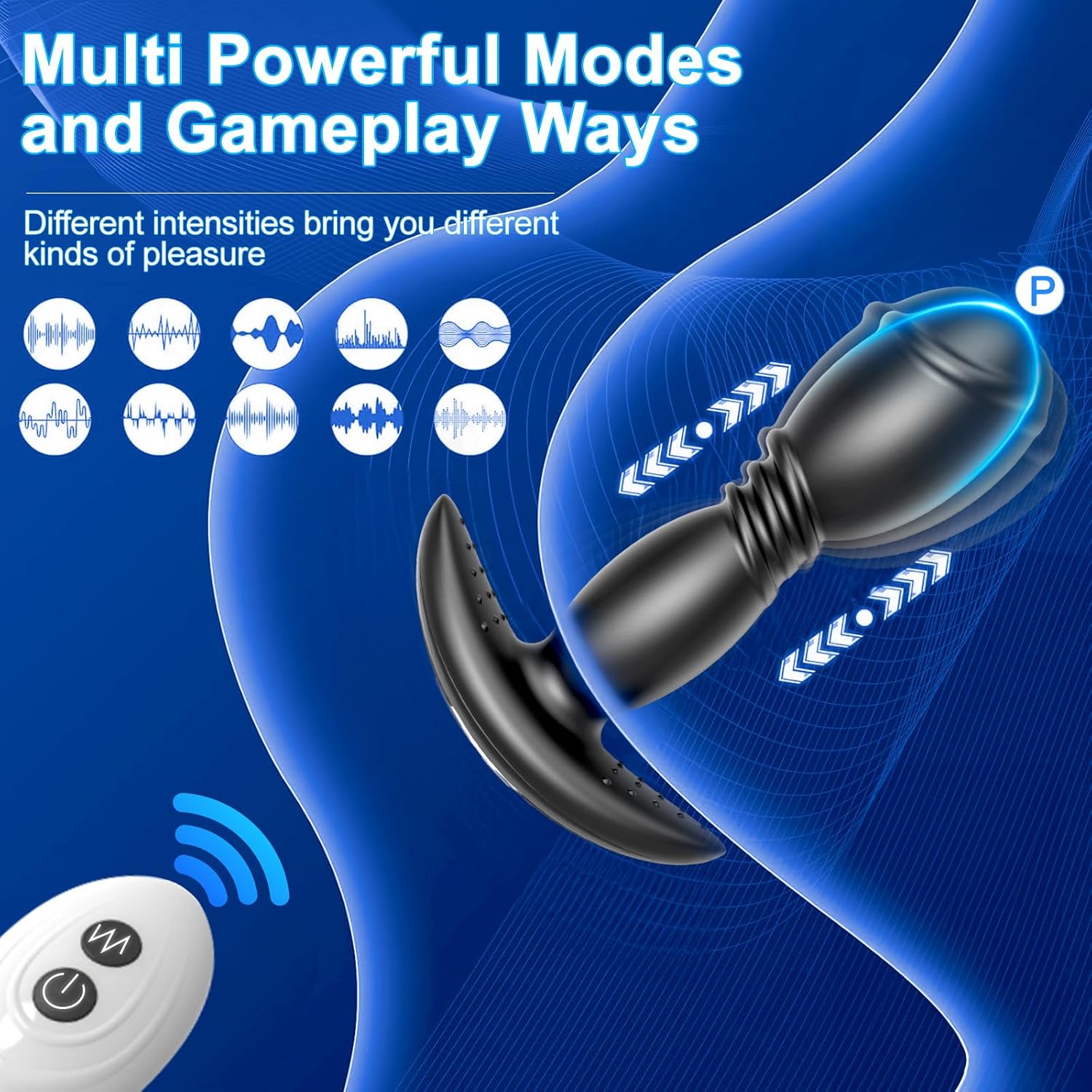 Vibrating Remote Control Butt Plug - Vixen